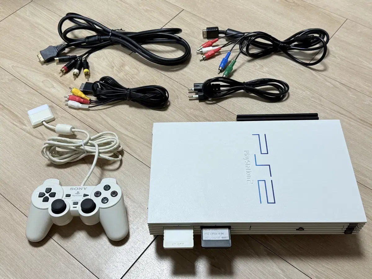 플스2 PS2 55005 정발 그란투리스모 화이트 버전 2TB 풀세트